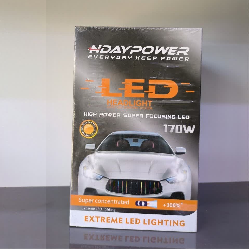 هدلایت NDAY POWER مدل W170 E80 پایه H7